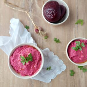 Rødbede hummus